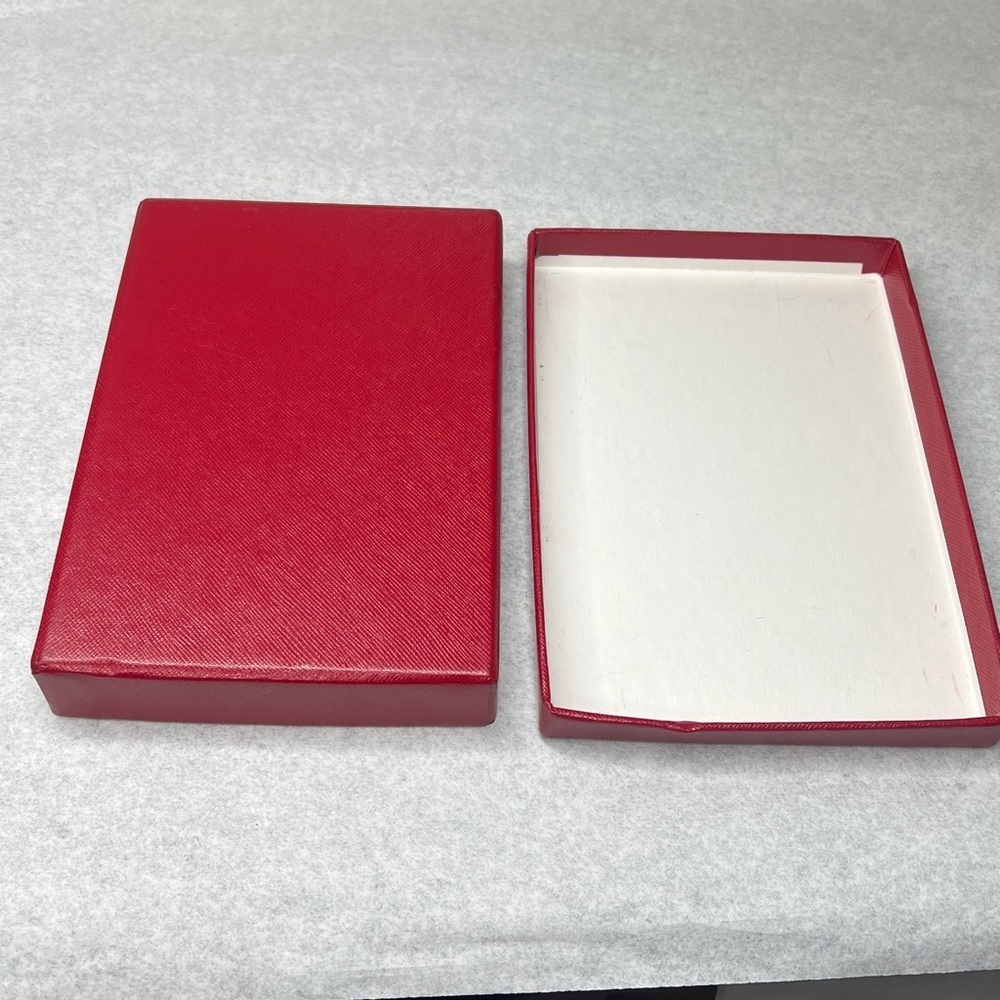 Cartier 7” x 5” x .5” Red Gift Box - Picture 4 of 4
